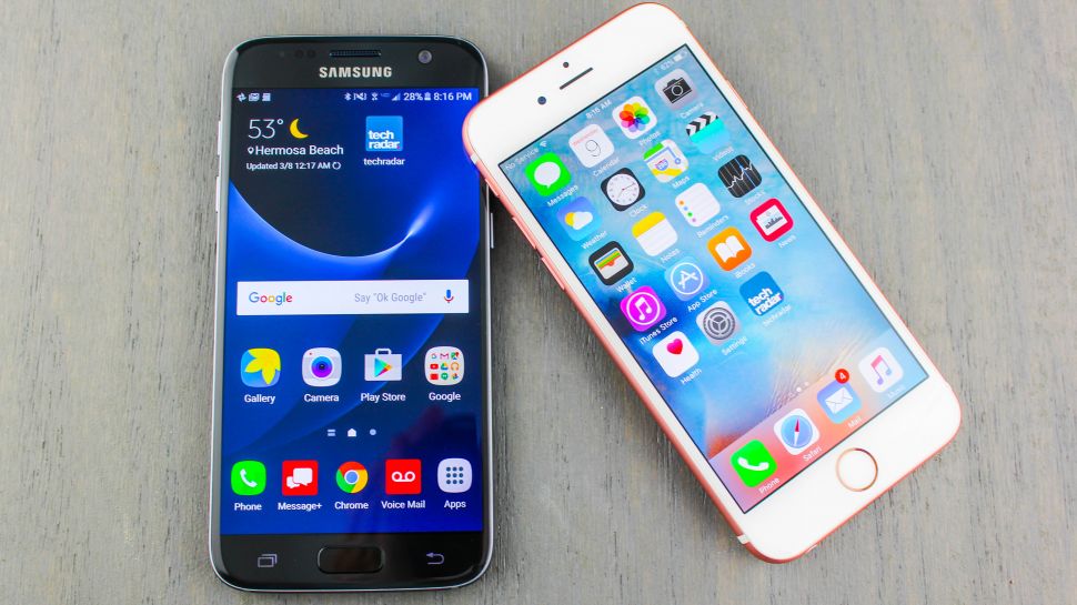 Samsung galaxy s7 vs iphone 6s