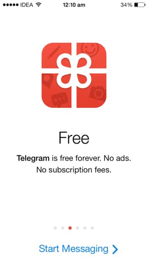 telegram pubblicità