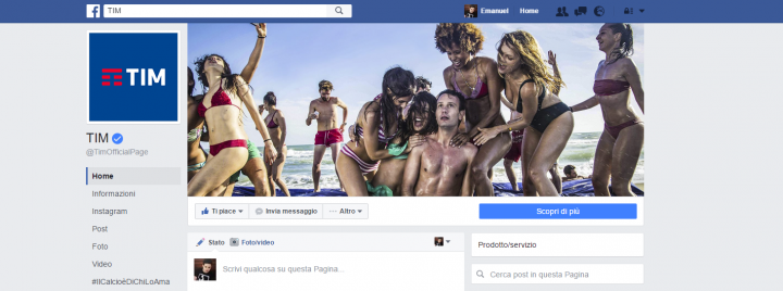 assistenza tim facebook