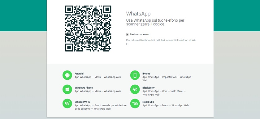 Sistemi operativi compatibili con whatsapp web
