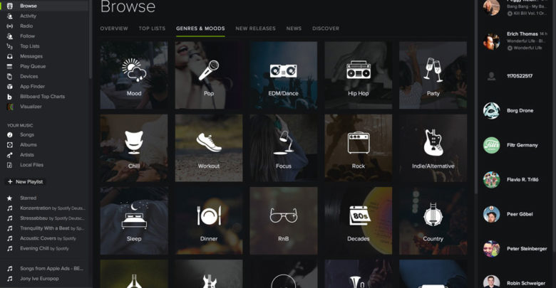 spotify web player
