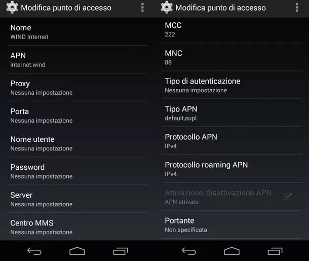 apn wind android