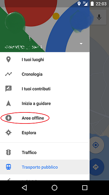 Google Maps offline