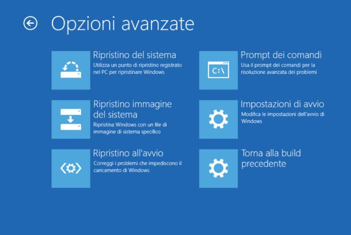 modalità provvisoria windows 10 F8