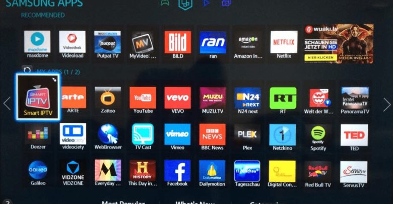 iptv su smart tv samsung